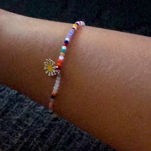 Cute sunflower ankle bracelet